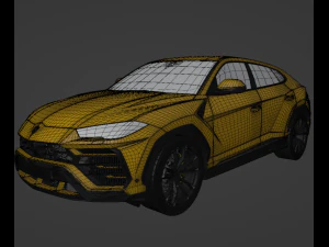voiture urus Modèle 3D