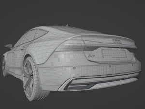 Audi a7 3D मॉडल