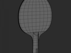 table tennis paddle 3D Модель