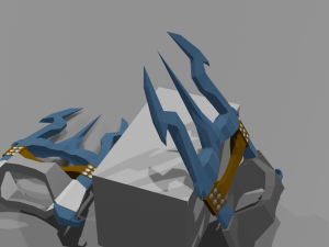 moon glove 3Dモデル