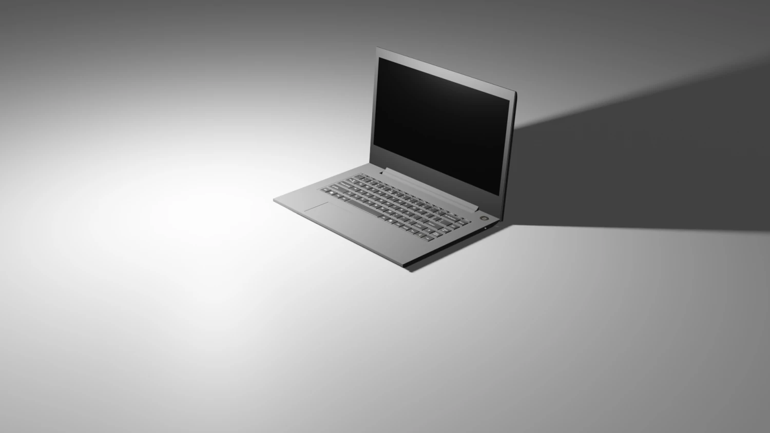Laptop 3D Model .c4d .max .obj .3ds .fbx .stl .blend 