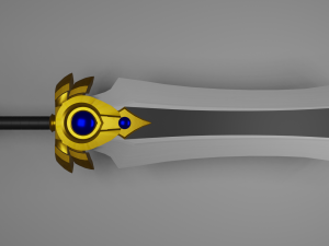 Demacias Sword of Might - Garen 3D Model