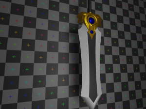 Demacias Sword of Might - Garen 3D Model