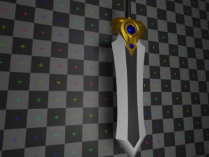 Demacias Sword of Might - Garen 3D Model