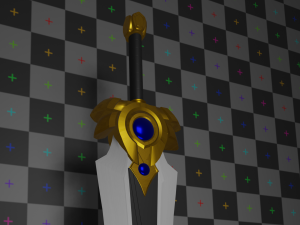 Demacias Sword of Might - Garen 3D Model