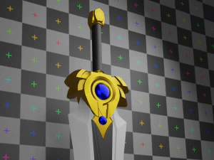 Demacias Sword of Might - Garen 3D Model