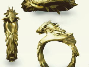 dragon ring 3D Модель