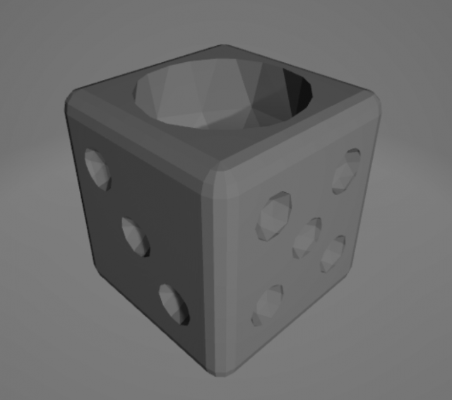 Pot dice 6 3D प्रिंट मॉडल .c4d .max .obj .3ds .fbx .stl .blend 
