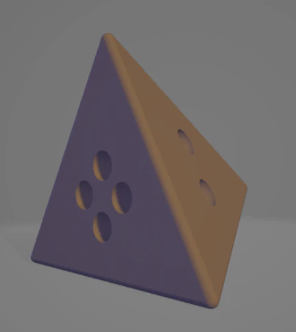 gepunktet d4 3D Druckmodell .c4d .max .obj .3ds .fbx .stl .blend 