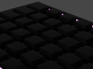 simple gaming keyboard 3D Model