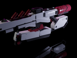 rifle sci-fi 3D Model