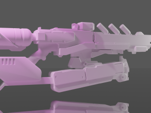 rifle sci-fi 3D 모델
