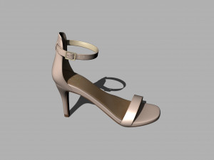 womens sandal Modelo 3D