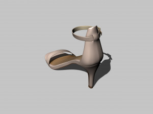 womens sandal 3D मॉडल