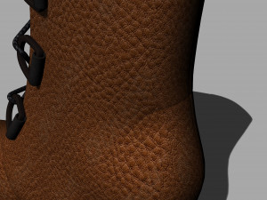 footwear leather 3D Модель