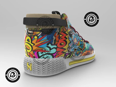 Design Cupsole und Freizeitschuhe 3D Modell