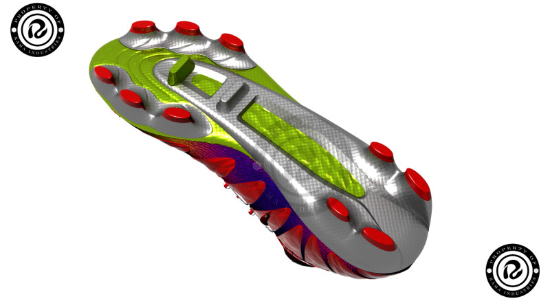Design Red ranger concept development shoes Model 3D .c4d .max .obj .3ds .fbx .stl .blend 