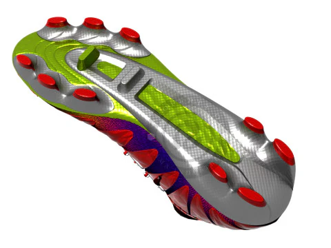 Design Red ranger concept development shoes 3D Model