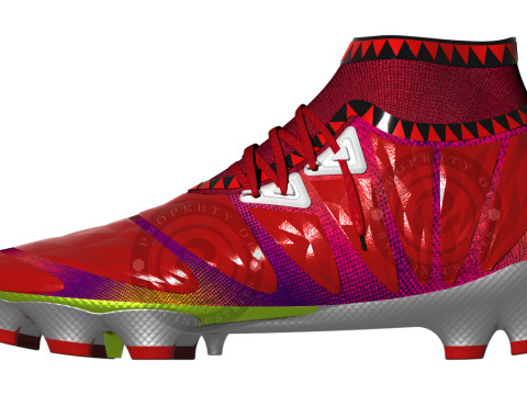 Design Red ranger concept development shoes Model 3D
