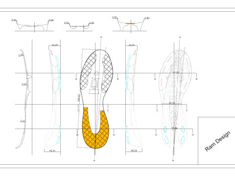 Design Red ranger concept development shoes Model 3D