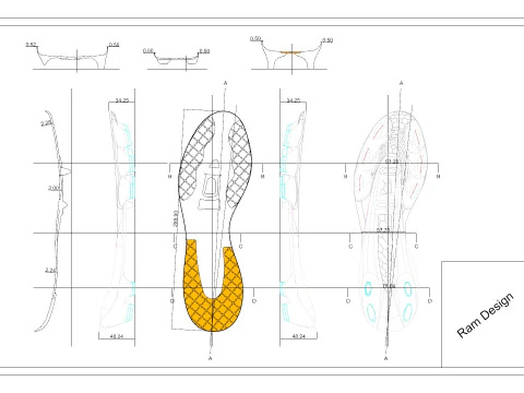 Design Red ranger concept development shoes 3D Model