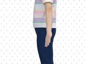 girls frill cardigan 3D 模型