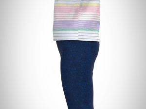 girls frill cardigan 3D 模型