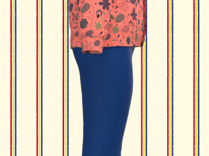 kid girls cardigan Modello 3D