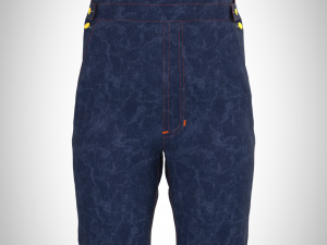 kid girls denim dungaree Modelo 3D
