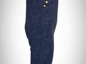 kid girls denim dungaree Modelo 3D
