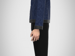 ladies ballerina skirt and top dancing 3D Model