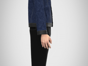 ladies ballerina skirt and top dancing 3D Model
