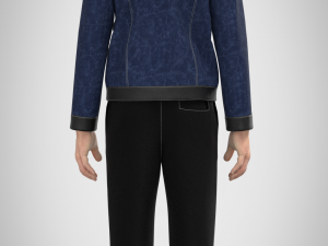 ladies ballerina skirt and top dancing 3D Model