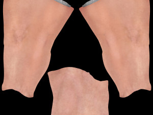 ladies ballerina skirt and top dancing 3D Model