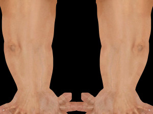 ladies mini skirt and tops 3D Model
