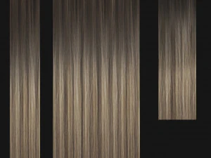 여성용 미니 스커트와 상의 3D 모델