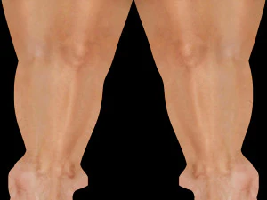 여성용 미니 스커트와 상의 3D 모델