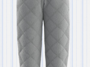 ladies racerback top and quilted trouser 3D Модель