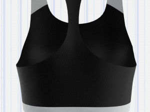 ladies racerback top and quilted trouser 3D Модель