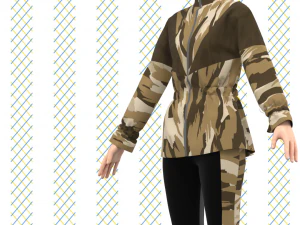 bayanlar ceket 3D Model