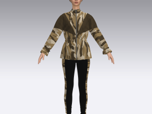 ladies jacket Modelo 3D