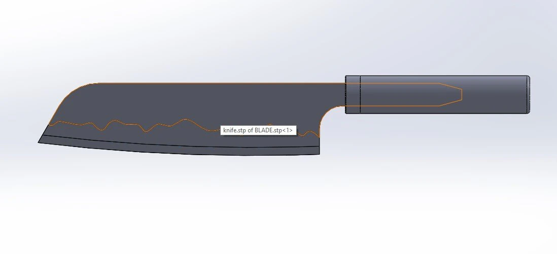 coltello Modello 3D .c4d .max .obj .3ds .fbx .stl .blend 
