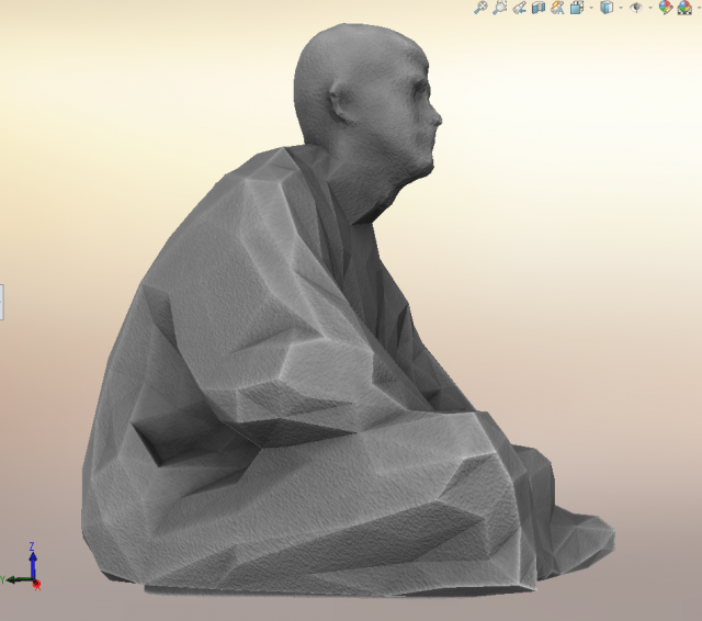 sitting man 3D Model .c4d .max .obj .3ds .fbx .stl .blend 