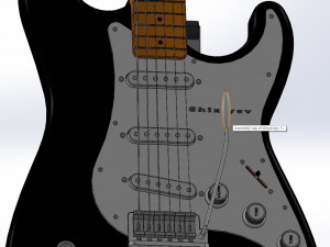gitar Modello 3D