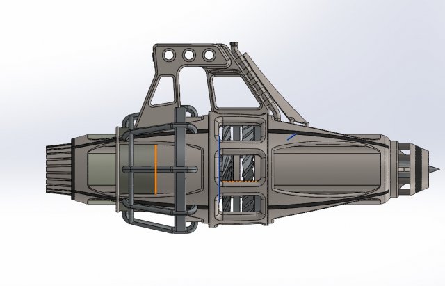 engine pod 3D मॉडल .c4d .max .obj .3ds .fbx .stl .blend 