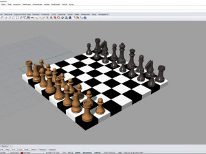 шахматы 3D Модель