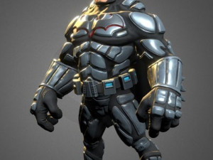 batman cartoon 3D Model