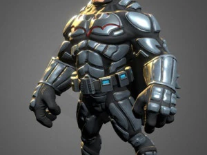 desenho animado do batman Modelo 3D