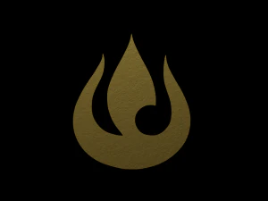 avatar s&iacute;mbolo de la naci&oacute;n del fuego Modelo 3D