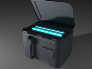 fazenda de oxeg&ecirc;nio de caixa Modelo 3D